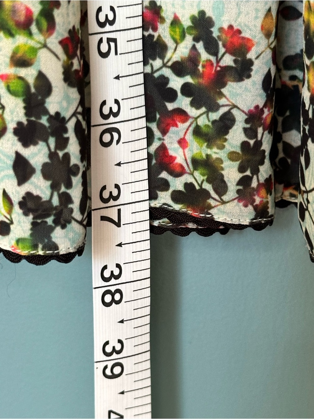 Bhanuni by Jyoti Floral Embroidered Babydoll Dress Bohemian Flowy Size 12 - Picture 6 of 16